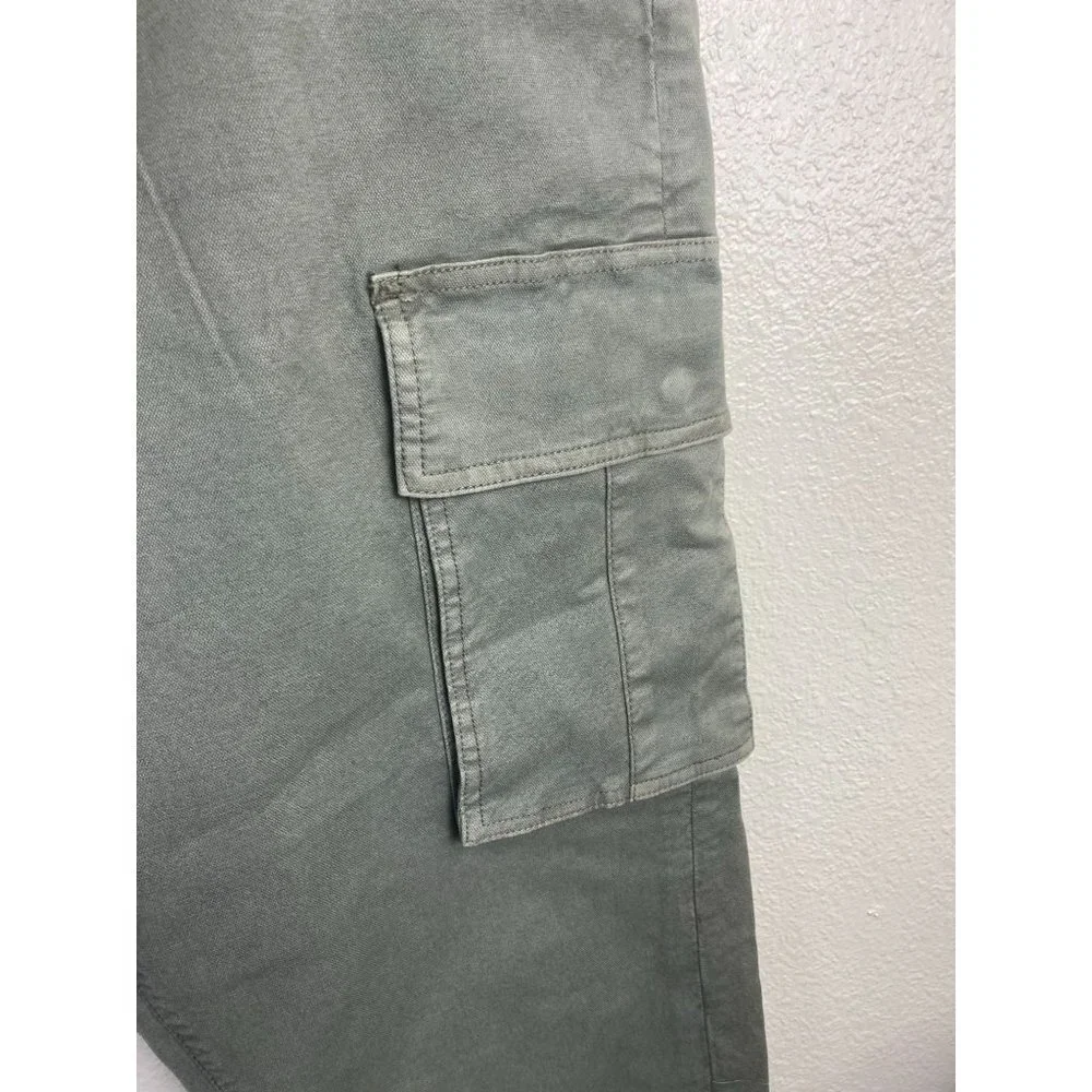 JACHS Mens Cargo Pants size‎ 40x30 Green Cotton Blend utility Y2K 90s Streetwear